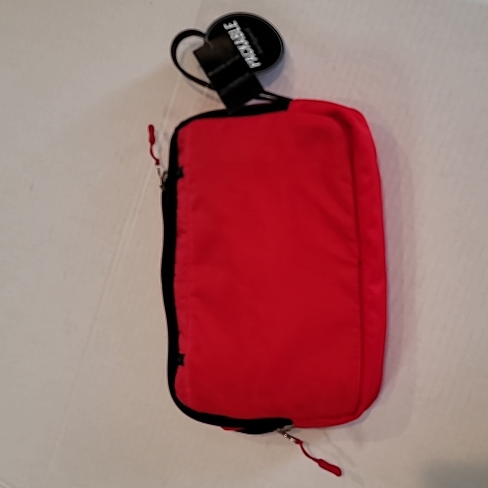 Black Rivet Travel Day Bag from Wilson's Leather - Red